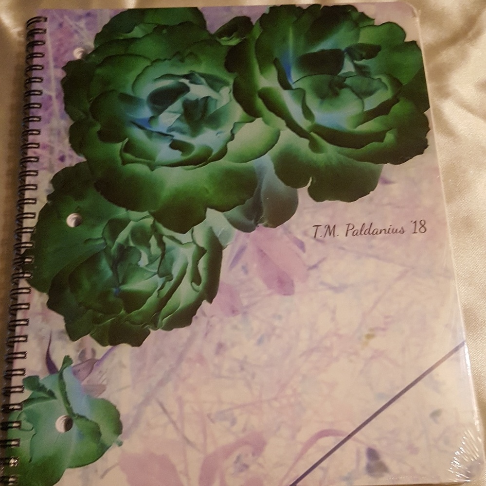 Handmade Rose Notebook